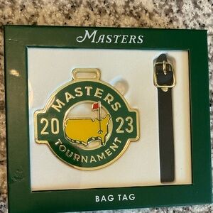 Masters Green, Gold & Yellow 2023 Tournament Bag Tag